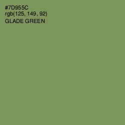 #7D955C - Glade Green Color Image